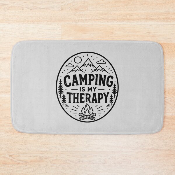 Item preview, Camping Is My Therapy Vintage Campfire Outdoor Escape Design designed and sold by American Spirit.