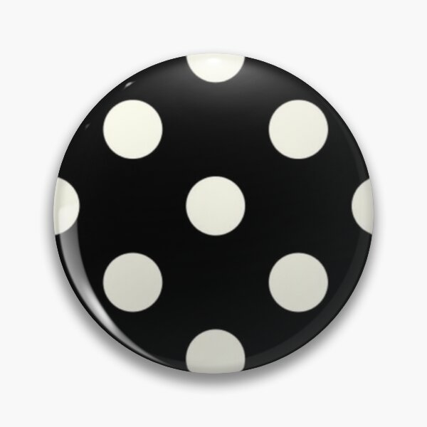 Item preview, Classic Black and Off White Vintage Polka Dot Pattern designed and sold by pots-shop.