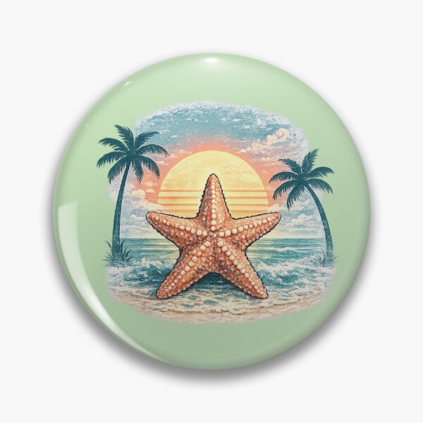 Item preview, Tropical Florida Starfish Sunset Paradise designed and sold by piketo.