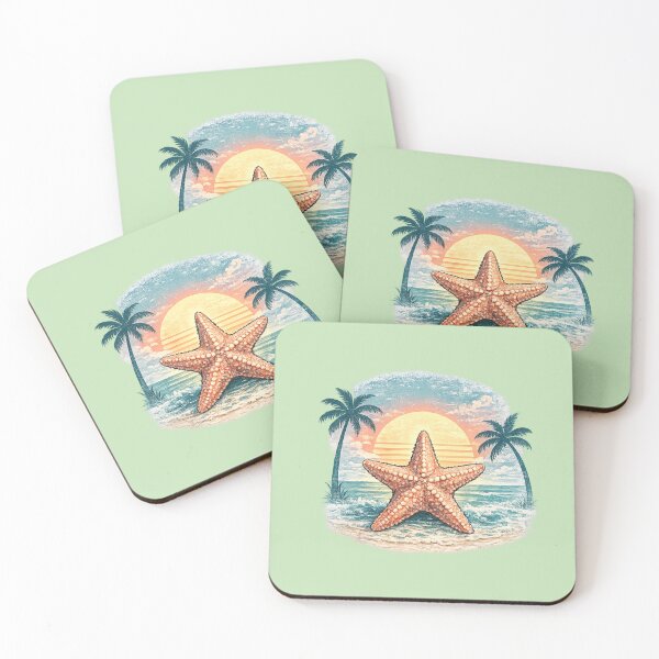 Item preview, Tropical Florida Starfish Sunset Paradise designed and sold by piketo.