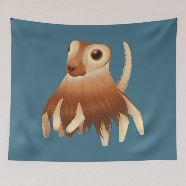 Item preview, Fluffy Desert Sand Dogtopusasaurous 'Bobert' Critter designed and sold by Kelsterart_hehe.