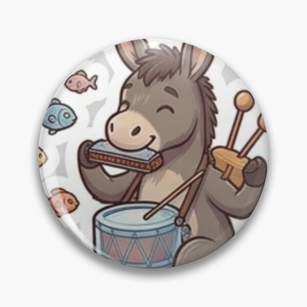 Item preview, horse and fish drumming all the day designed and sold by jupekspowershop.