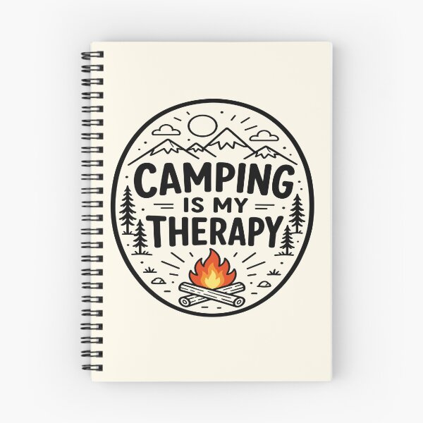 Item preview, Camping Is My Therapy Vintage Campfire Outdoor designed and sold by American Spirit.