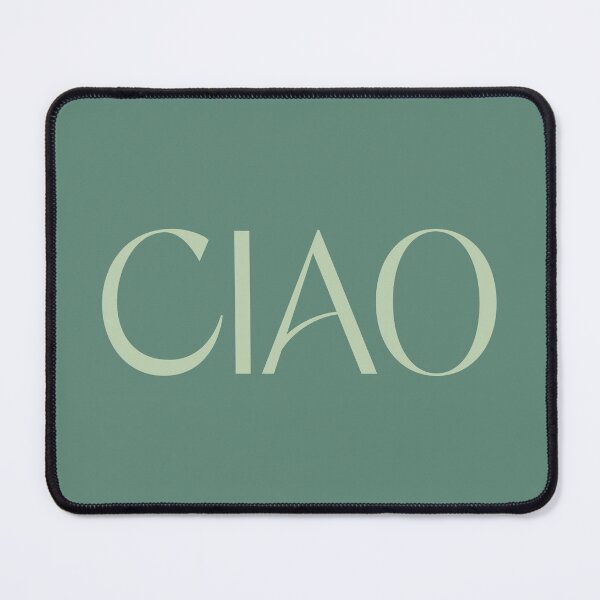Item preview, Ciao Italian Word Light Green designed and sold by Jeallan Designs.