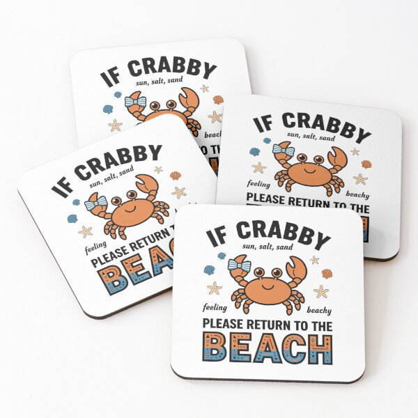 Item preview, Cute Crab Beach Lover Coastal Summer Graphic designed and sold by DariaOltes.