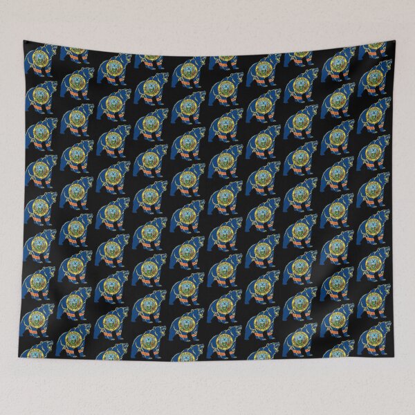 Item preview, Idaho Flag Grizzly Bear State Pride Graphic designed and sold by DuckOddity.