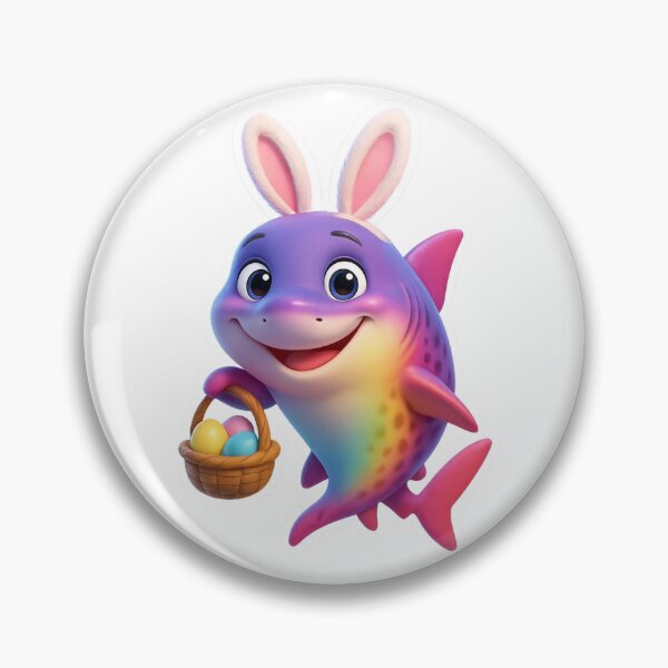 Item preview, Easter Rainbow Shark designed and sold by Sillytoe.