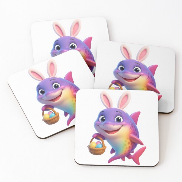 Item preview, Easter Rainbow Shark designed and sold by Sillytoe.