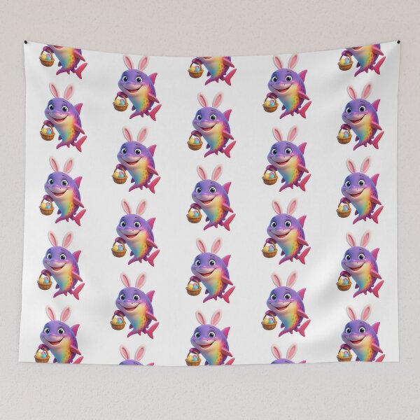 Item preview, Easter Rainbow Shark designed and sold by Sillytoe.
