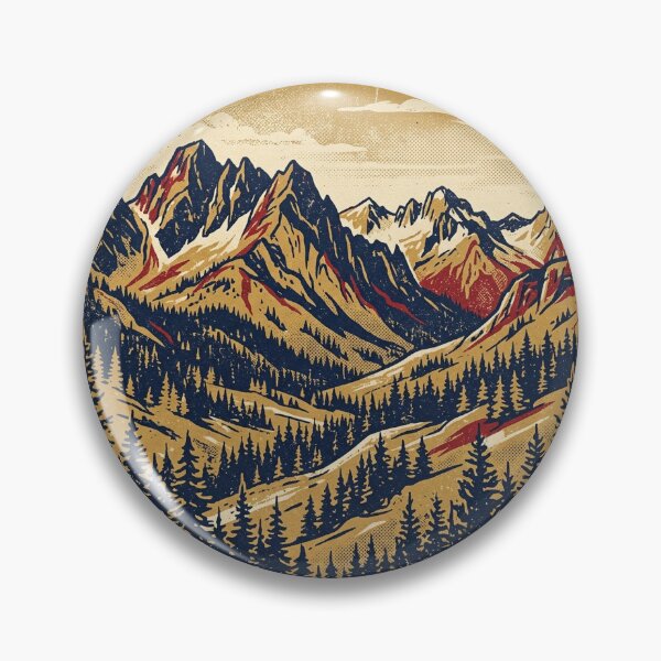 Item preview, Vintage Retro Idaho Mountain Flag Landscape designed and sold by DuckOddity.