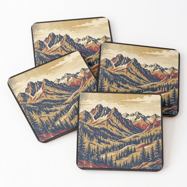 Item preview, Vintage Retro Idaho Mountain Flag Landscape designed and sold by DuckOddity.