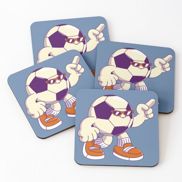 Item preview, Cool Soccer Retro Cartoon Character designed and sold by Spring Things.
