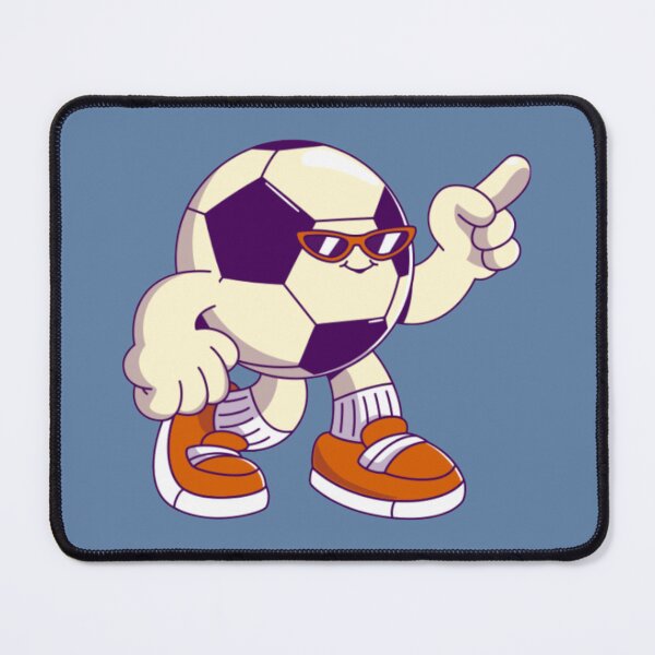 Item preview, Cool Soccer Retro Cartoon Character designed and sold by Spring Things.