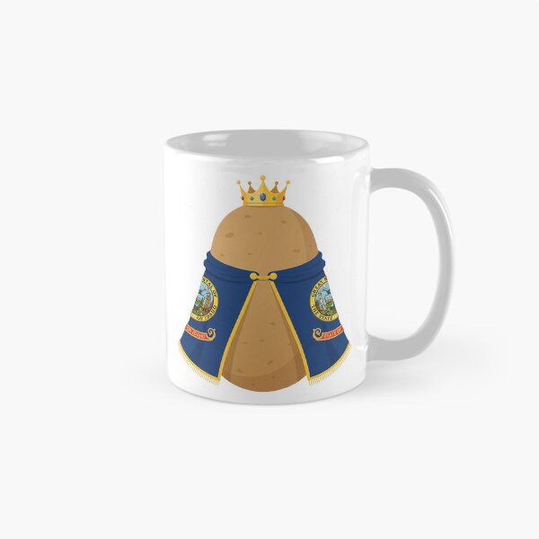 Item preview, Satirical Idaho Flag Potato King Graphic designed and sold by DuckOddity.