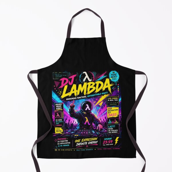 Item preview, DJ Lambda – Anonymous Functions, Unforgettable Nights designed and sold by Nerd Romance Café.