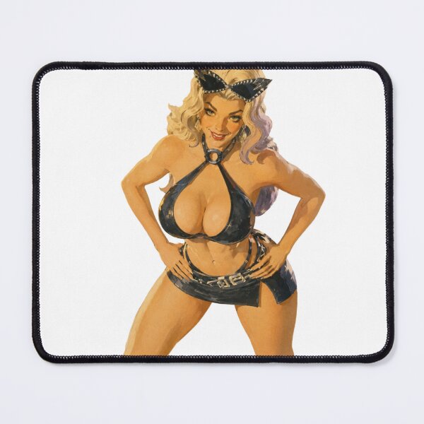 Item preview, Vintage Lucky Cat Pinup designed and sold by Cosplayvintage.