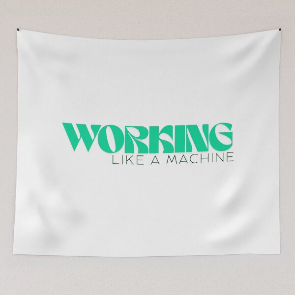 Item preview, Working like a machine designed and sold by ArtistTejal.