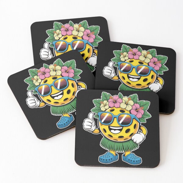 Item preview, Tropical Pickleball Character Hawaiian Aloha Funny designed and sold by DariaOltes.