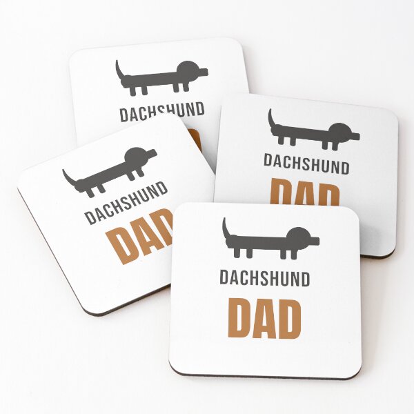 Item preview, Dachshund Dad Funny Wiener Dog Father Gift designed and sold by InkAndPaws.