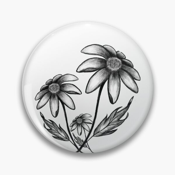 Item preview, Daisy sketch designed and sold by ArtflyStudio.