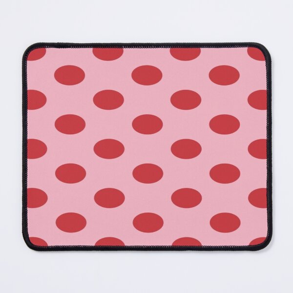 Item preview, Retro Red and Soft Pink Oval Polka Dot Pattern designed and sold by pots-shop.