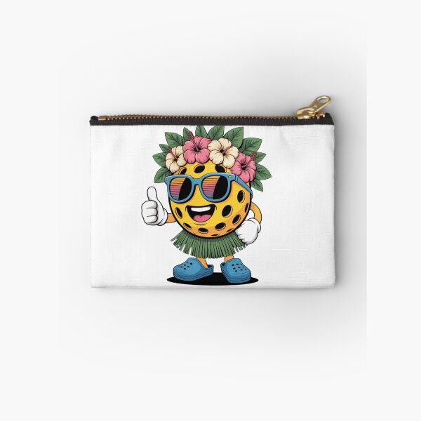 Item preview, Tropical Hawaiian Pickleball Character Funny Cartoon designed and sold by DariaOltes.