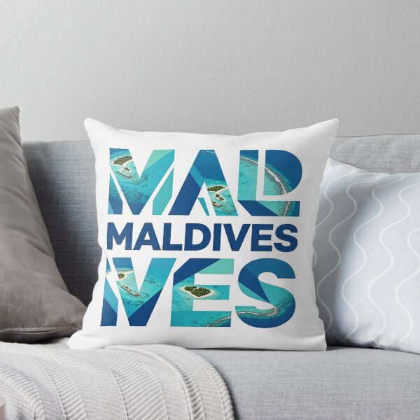 Item preview, Maldives Paradise Islands Tropical Travel Typography Design designed and sold by VladisWorld.