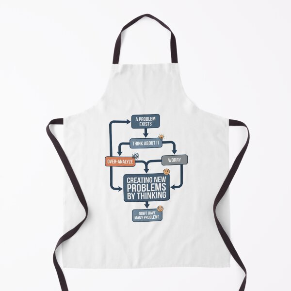 Item preview, Creating New Problems By Thinking Funny Overthinker designed and sold by PullixArt.