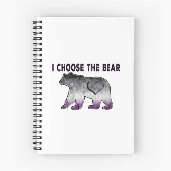 Item preview, I CHOOSE THE BEAR - ASEXUAL FLAG COLORS designed and sold by Qweird Artistry.
