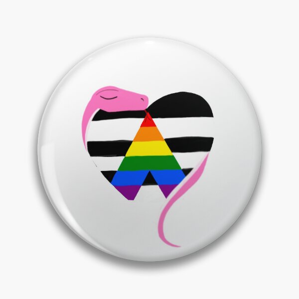 Item preview,  Snake Hugs: Queer Ally Flag  designed and sold by gaydragongeek.
