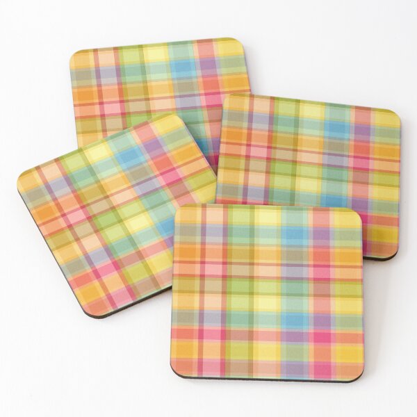 Item preview, Retro Rainbow Plaid Tartan Checkered Pattern designed and sold by pots-shop.