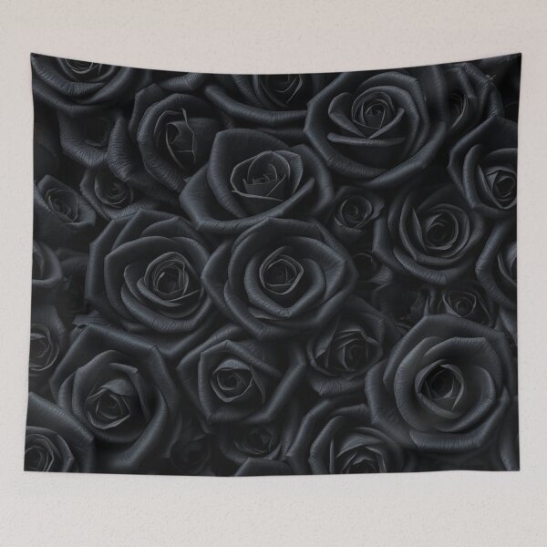Item preview, Moody Black Rose Floral Bouquet Art designed and sold by IntelliMindDesigns.