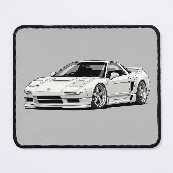 Item preview, Honda NSX NA1 Championship White JDM Custom Stance Car Illustration Art designed and sold by Motorline44.