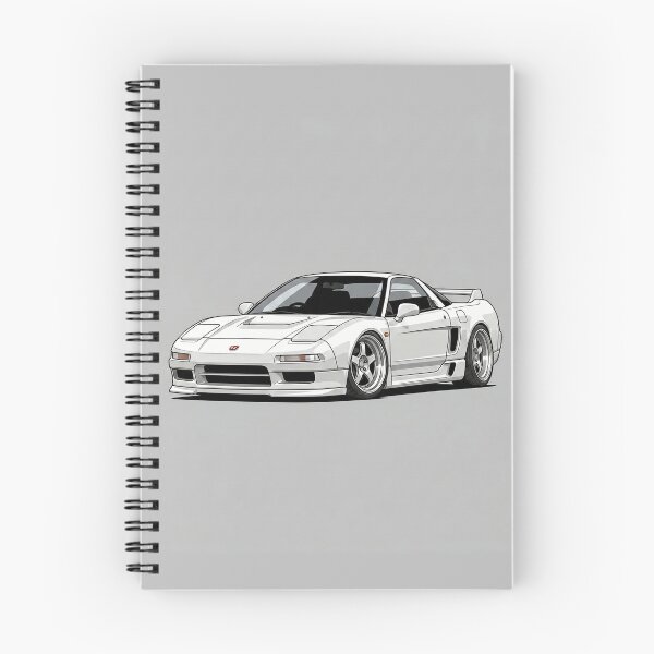 Item preview, Honda NSX NA1 Championship White JDM Custom Stance Car Illustration Art designed and sold by Motorline44.