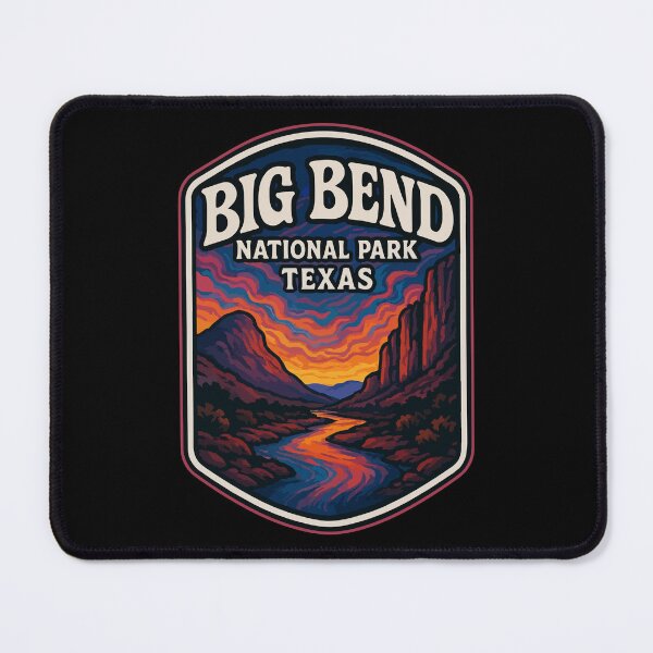 Item preview, Big Bend National Park Texas Trippy designed and sold by TomFrontierArt.