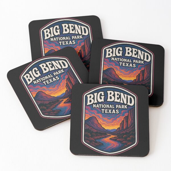 Item preview, Big Bend National Park Texas Trippy designed and sold by TomFrontierArt.