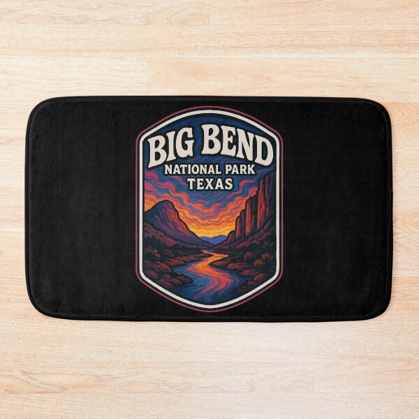 Item preview, Big Bend National Park Texas Trippy designed and sold by TomFrontierArt.
