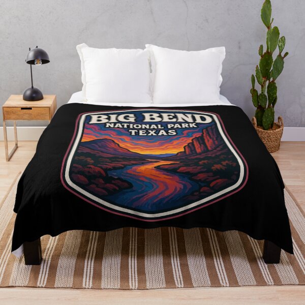 Item preview, Big Bend National Park Texas Trippy designed and sold by TomFrontierArt.