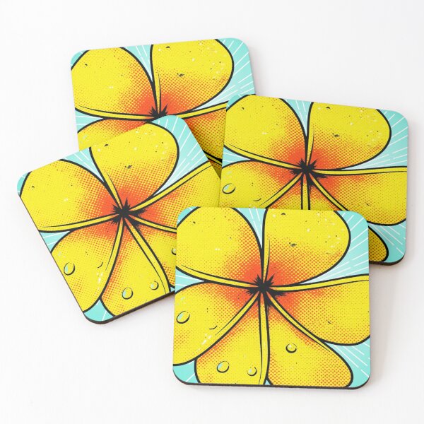 Item preview, Pop Art Plumeria designed and sold by Zestfull Artwork.