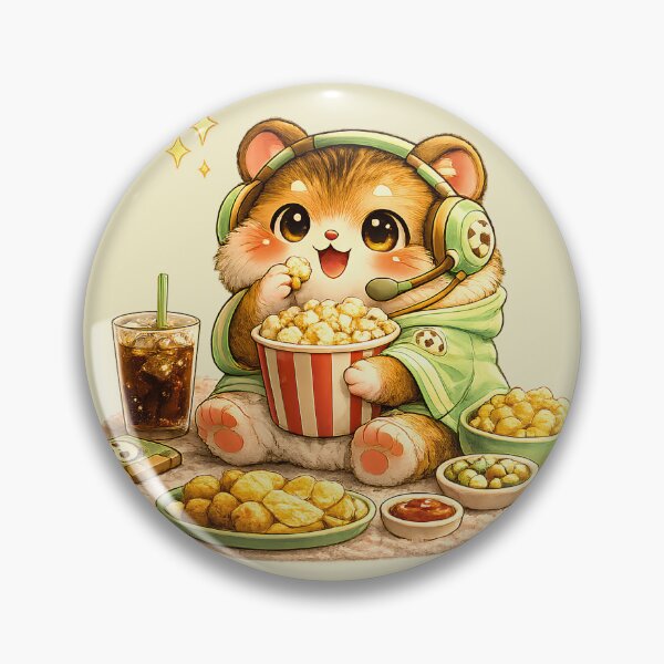 Item preview, Snack Time Football Hamster ?⚽ Cute Match Day Fan Design designed and sold by Pick'n Quick.