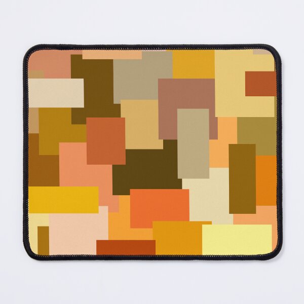 Item preview, Geometric Shapes Pattern in Orange and Yellow designed and sold by OneThreeSix.