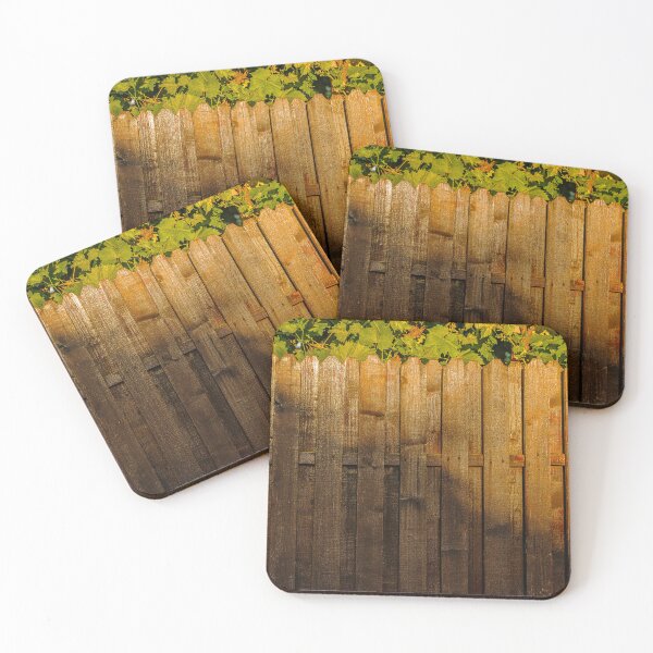 Item preview, Golden Hour Wooden Fence with Grape Vines designed and sold by Rabee Khalil Photography.