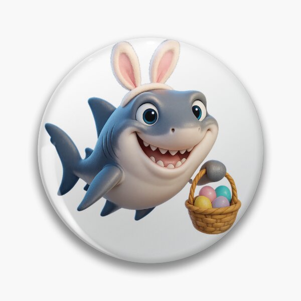 Item preview, Easter Salmon Shark designed and sold by Sillytoe.