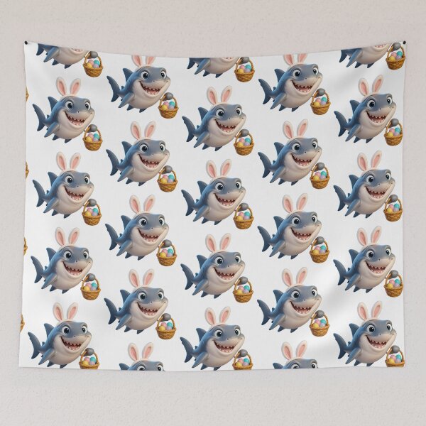 Item preview, Easter Salmon Shark designed and sold by Sillytoe.