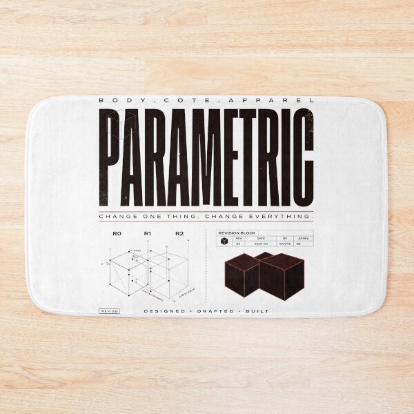 Item preview, Parametric Design Shirt CAD Engineer Gift Change One Thing Engineering Graphic Tee designed and sold by Body-Cote.