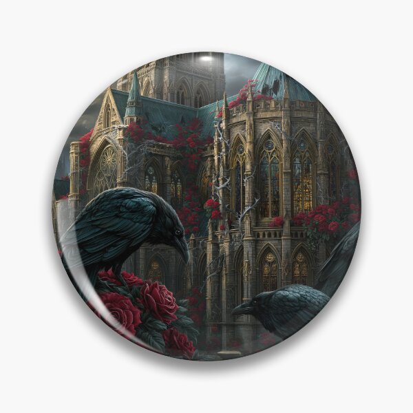 Item preview, Gothic Raven Rose designed and sold by DutteArt.