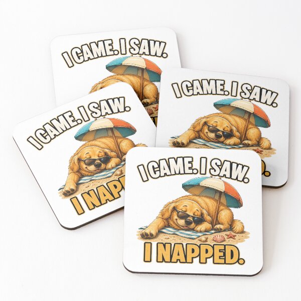 Item preview, Funny Golden Retriever Beach Nap Gift designed and sold by Gentlestate.