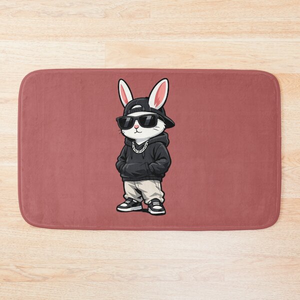Item preview, Cool Rapper Bunny Streetwear Urban Character designed and sold by aminomen.