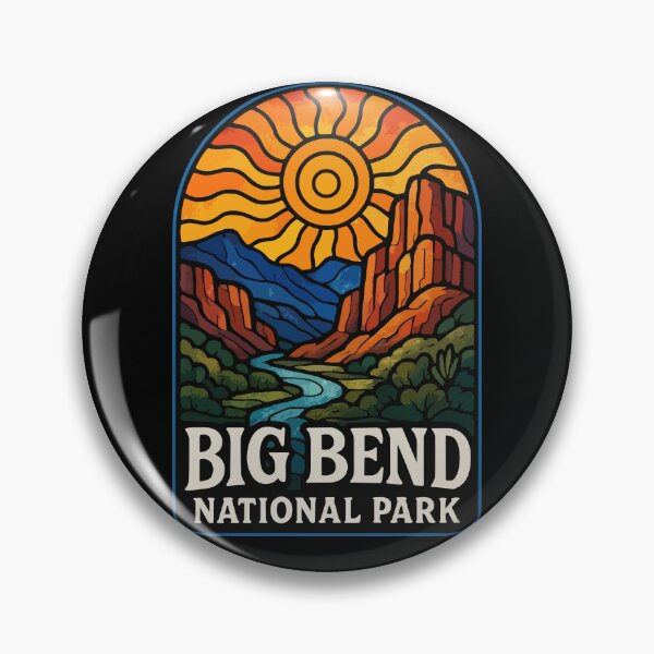 Item preview, Big Bend National Park Stained Glass designed and sold by TomFrontierArt.