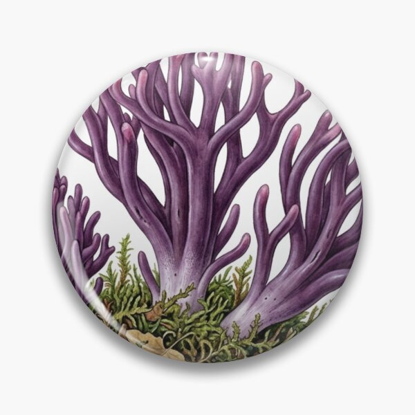 Item preview, Coral Mushroom Violet Blue designed and sold by Chaoscience.